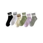 6 Renk Çemberli Tenis Çorap Set
