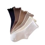 6 Renk Fırfırlı Tenis Çorap Set