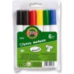 6 Renk Tekstil Kalemi, Koh-I-Noor 3205, Ekru Renk Seçeneği - Amber - Seçenek 1
