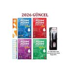 6. Sınıf Adım Adım Etkinlikli Konu Anlatımlı Soru Bankası Seti 4 Kitap+Tikky 0.7 Mm Kalem Seti
