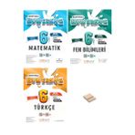 6. Sınıf Bumerang Matematik Fen ve Türkçe Etkinlikli Soru Bankası 3lü Set + Telefon Standı