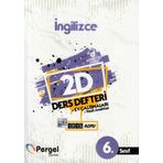 6. Sınıf İngilizce 2D Ders Defteri Ev Çalışmaları-Pergel Yayınları