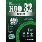 6. Sınıf KOD 32 Türkçe Tudem Eğitim