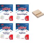 6. Sınıf Maarif Serisi Türkçe Sosyal Din ve Ingilizce Denemeleri 4lü Set + Telefon Standı