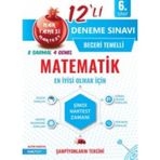 6. Sınıf Mavi Matematik 12 Deneme Sınavı-Nartest Yayınevi