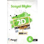 6. Sınıf Sosyal Bilgiler 2D Ders Defteri Ev Çalışmaları-Pergel Yayınları