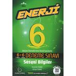 6. Sınıf Sosyal Bilgiler Enerji 6 + 6 Deneme Sınavı - Palme Yayınları