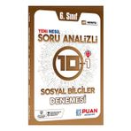 6. Sınıf Sosyal Bilgiler Soru Analizli 10+1 Deneme-Puan Yayınları