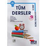 6. Sınıf Tüm Dersler Soru Bankası Kollektif Açı Yayınları