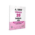 6. Sınıf Türkçe 20 Sarmal Föy Deneme Sınavı Editör Yayınevi