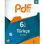 6. Sınıf Türkçe PDF Planlı Ders Föyü Martı Yayınları