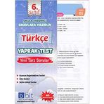 6. Sınıf Türkçe Yaprak Test Bulut Yayınları