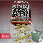 6 Volt 225 Ah-Amper Deep Cycle Series Akü Yffp6-225 Yiğit Akü
