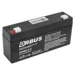 6 Volt 3.2 Amper Akü Orb6-3.2 (125X33X60 Mm)