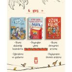 6 Yaş+ Nazoşi Teyze Bir Kedi Daha Istiyor, Uzun Kulak, Kitap Kurdu Olmak Istemeyen Maya(3kitap)
