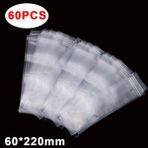 60 ADET-(6X22 Cm) Meyve Suyu Torbaları Buz Küpü Mühürlü Yoğurt Mutfak Şeffaf Buz Popsicle Smoothies Çanta Alet Tek Kullanımlık Kalıp 60/1 Adet Kendinden (Yurt Dışından) - Ice Cream Sticks - Renkli