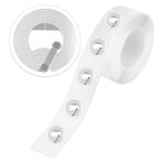 60 adet NFC etiketi, 25 mm NFC etiketi, yuvarlak şeffaf çıkartma, 144 bayt bellek, şeffaf çip, okullarda, kütüphanelerde tüm NFC özellikli telefonlar ve cihazlar için uygundur.