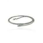 60 cm 2.2 mm Snake Yılan Zinciri 925 Gümüş Kolye
