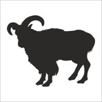 60 cm Dağ Keçisi Folyo Sticker