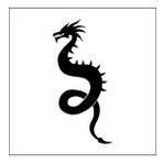 60 cm Ejderha Folyo Sticker