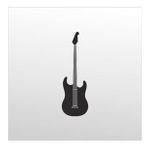 60 cm Elektro Gitar Folyo Sticker