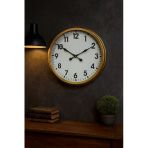 60 cm Eskitme Metal Standart Duvar Saati