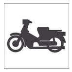 60 cm Motorsiklet Folyo Sticker