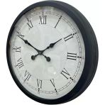 60 cm Siyah Metal Roma Rakamlı Duvar Saati