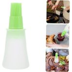 60 ml Silikon Yağ Fırça Şişesi Yumurta Sos Sürme Yağlama Fırçası Ucu Silikon Fırçalı Yağdanlık