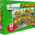 60 Parca Puzzle Dinozor