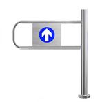 60 x 97 cm (sağ) tek yönlü metal 90° dönebilen güvenlik bariyeri, süpermarketler, fabrikalar ve mağazalar için tek yönlü giriş bariyeri