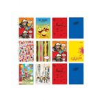 60 Yaprak A4 Büyük Boy Kareli Defter Karton Kapak 12 Adet t.d