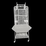 600-A16WH Dayang Papağan Eğitim Kafesi Ayaklı 59x59x152cm Beyaz