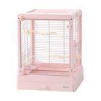 600-B4002PK Dayang Camlı Kuş Kafesi Pembe 42*42*53cm