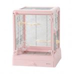 600-B4002SSPK Dayang Camlı Paslanmaz Çelik Kuş Kafesi Pembe 42*42*53cm