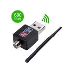 600 Mbps Antenli Wireless Adaptörü Kablosuz Ağ Wi-Fi Adaptör Alıcı