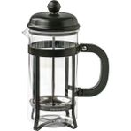600 ml French Press, Siyah, Şık ve Dayanıklı Kahve Demleme Aracı - Seçenek 1 - Ahşap