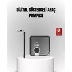 6000Mah Bataryalı Type-C Şarjlı Mini H.a Kompresörü Led Işıklı