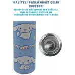 600Ml Temalı Pipetli Kilitlenebilir Kapak Paslanmaz Çelik Termos Matara