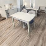 60*100 Açılıp Kapanan Highloss Mutfak Yemek ve Balkon Beyaz Mdf Masa - 61 x 100