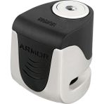 605MVA 5.5mm 120DB Alarmlı ve USB Şarjlı Motosiklet Disk Kilidi (Tüm Vespa Modelleriyle Uyumludur) - Gri