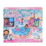 6067878 Gabbys Dollhouse Gabby ve Mercat Purr-ific Havuz Oyun Seti Kız Erkek Çocuk Oyuncak Eğitici O