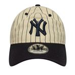 60691238-R New Era Pınstrıpe 9Twenty Neyyan Nvy Şapka Bej