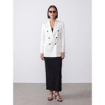 60813 Blazer Ceket-Beyaz 36