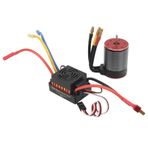 60A RC Fırçasız ESC Combo Seti, 5200KV Evrensel Saf Bakır Bobin ESC, RC Arabalar Için Motor Hız Kontrolörü
