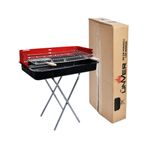 60CM PERVAZLI PORTATİF AYAKLI MANGAL TEKLİ KUTULU (5296)