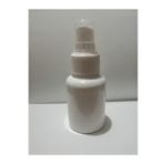 60ML Beyaz Mat Tombul Plastik Şişe+Sprey Başlık,dezenfektan Şişesi,medikal Şişe,boş ŞİŞE,100 Adet