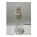 60ml Şeffaf Plastik Şişe+sprey Başlık,dezenfektan Şişesi,medikal Şişe,boş Şişe,50 Adet