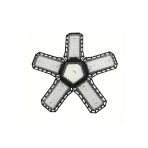 60W 5 Kanatlı Led Ampul E27 Yüksek Tavan Aydınlatma Beyaz Renk - 6600 Lümen