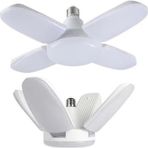 60W LED Pervane Ampul, 4+1 Kanat, 5400 Lümen, 220V, SMD, 30.000 Saat Ömür, Beyaz